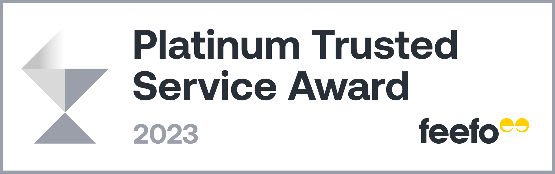 Platinum Trusted Service Award 2023